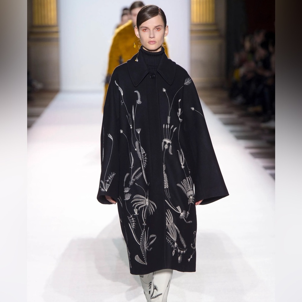 Dries Van Noten Art Brut Runway Coat